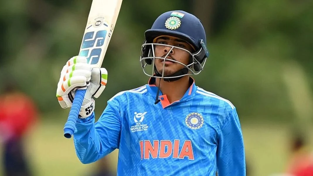 Uday Saharan hits an unbeaten 54 for Punjab against Hyderabad
