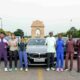 Irine Cheptai and others at the Vedanta Delhi half-marathon