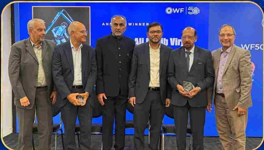 Shabbir Ali felicitated at WF50 Heritage weekend in UK