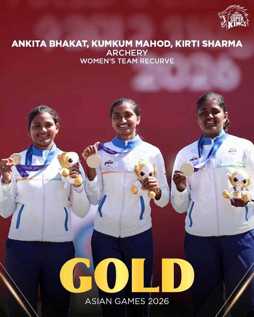 Indian women script history, help win country’s maiden recurve gold at the Asian Games