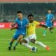Football giants Brazil sweep past a fighting India 4-0 under the floodlights in Kolkata
