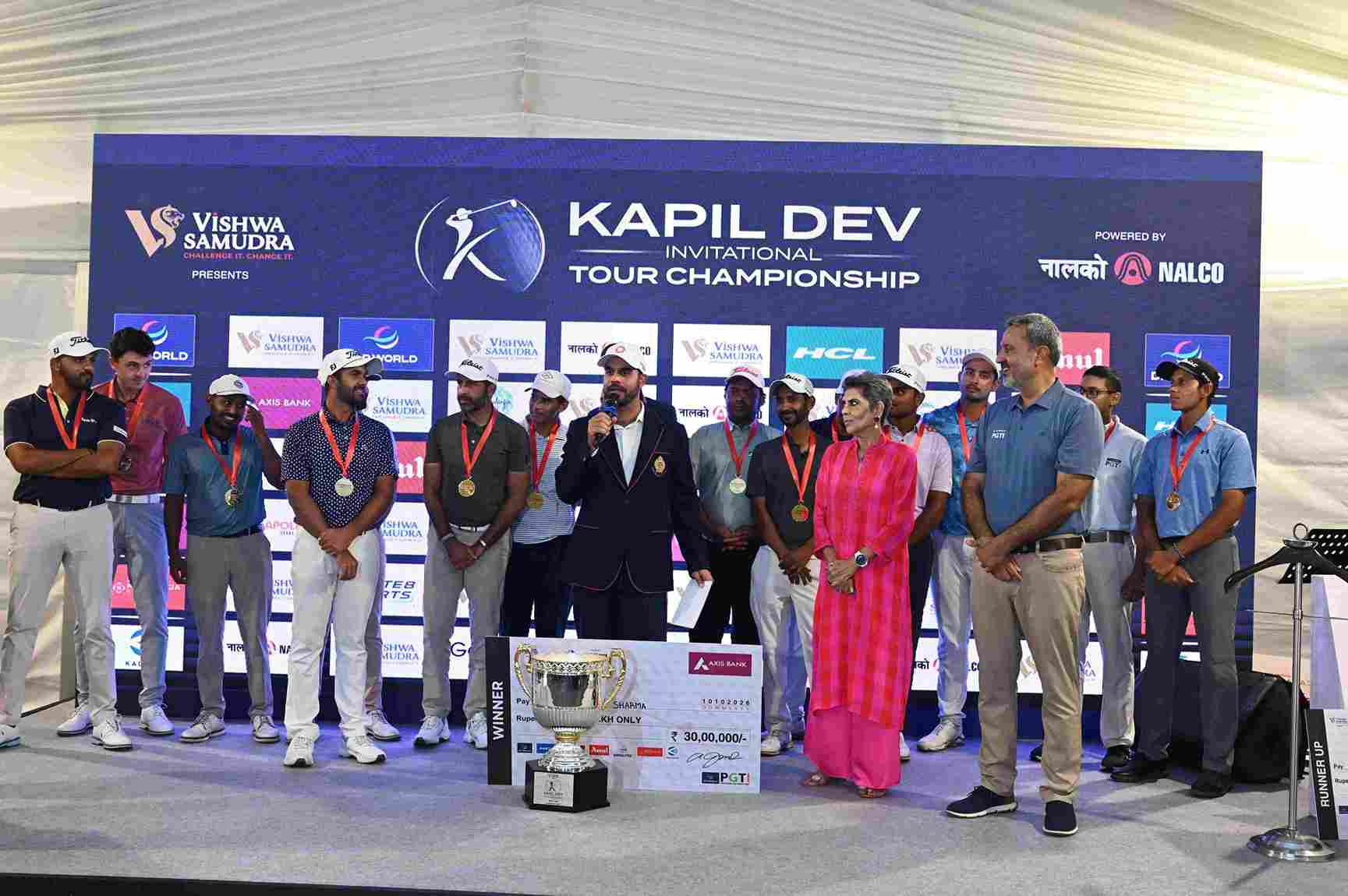 Shubhankar Sharma wins by six strokes at Kapil Dev Invitational Tour Championship